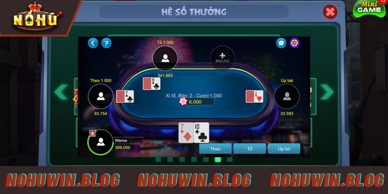 Các quy tắc khi tham gia game bài Poker NOHUWIN