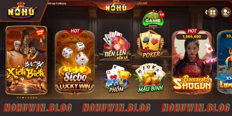 Giới thiệu chung về game bài Poker NOHUWIN